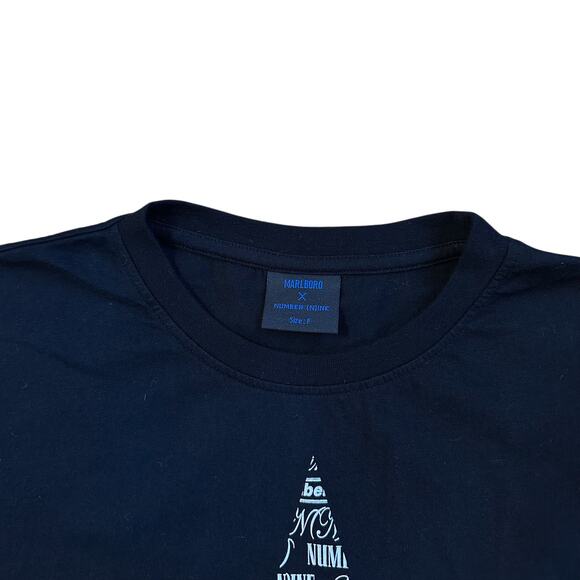 M Number Nine Marlboro Tee Black - Picture 3 of 4